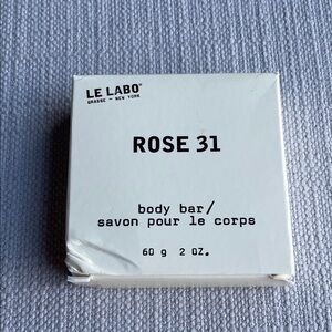 Le Labo Rose 31 Body Bar 2oz in box